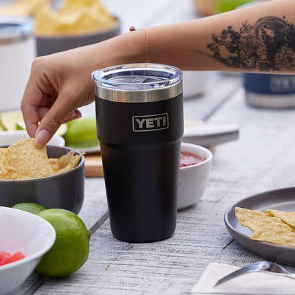 YETI Rambler 20 oz Stackable Tumbler, Stainless Steel, Vacuum Insulated with MagSlider Lid, Beekeeper