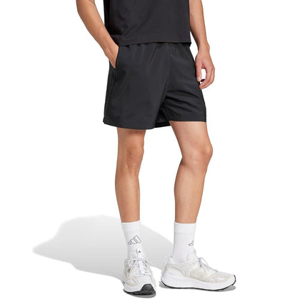 adidas Men's Essentials Small Logo Cargo Chelsea Shorts, Black/White, XX-Large Tall