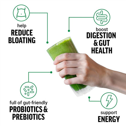 Force Factor Smarter Greens Daily Wellness Powder to Support Energy, Immunity & Digestion, Greens Powder, Superfood Powder with Vitamins, Minerals, and Probiotics, Naturally Unflavored, 30 Servings