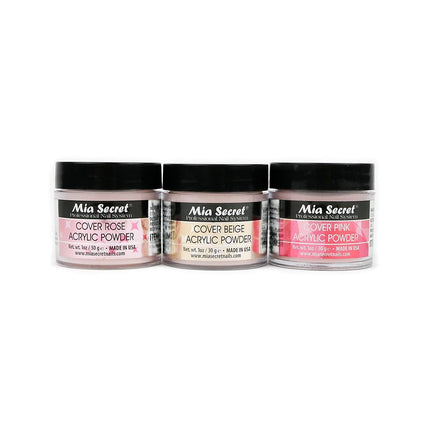 MIA Secret Cover Powder 3 Pc Set - Pink/Beige/Rose