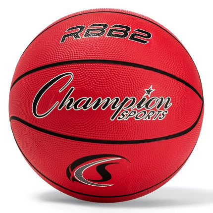 Champion Sports RBB2RD Junior Rubber Basketball, R