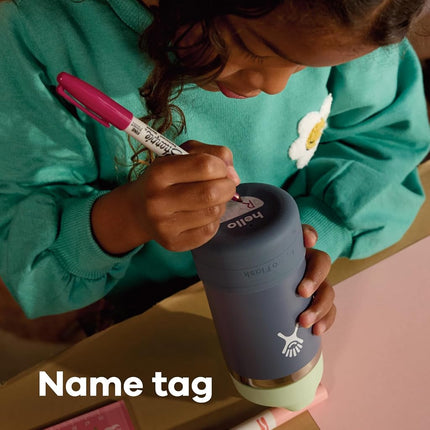 Hydro Flask 18 Oz Kids Wide Mouth Straw Cap and Boot Anemone