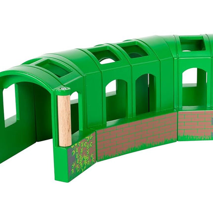 BRIO World Flexible Tunnel - Wooden Railway Train Set Accessories for Kids Age 3 Years Up