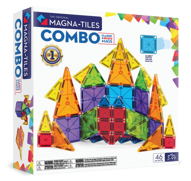 Magna-Tiles MicroMAGS 46-Piece Combi Set