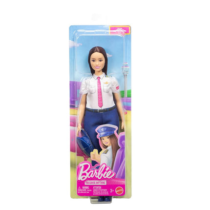 Barbie Careers Pilot Doll with Plane Uniform