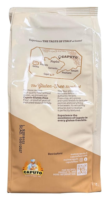 Caputo Fioreglut (1kg) - Italian Gluten Free Flour - Ideal for Bread, Sweets and Neapolitan Pizza Crusts
