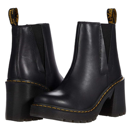 Dr. Martens Women's Spence Chelsea Boot, Black Sendal, 10