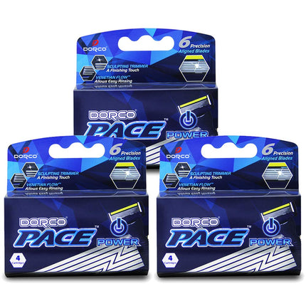 Dorco Pace 6 Plus Power - Six Blade Power Razor Sy