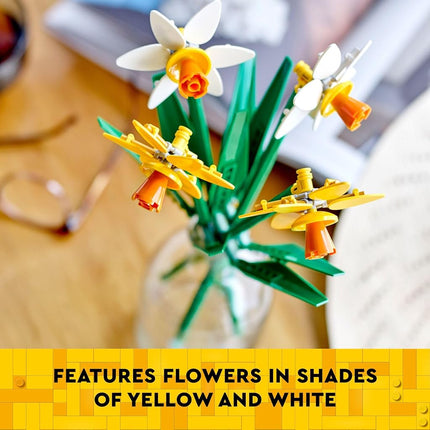 LEGO Daffodils 40646 - Botanical Collection, White,yellow