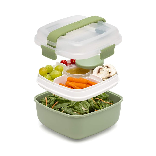 Goodful Stackable Lunch Box Container, Bento Style