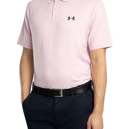 Under Armour Mens Matchplay Polo Prime Pink L