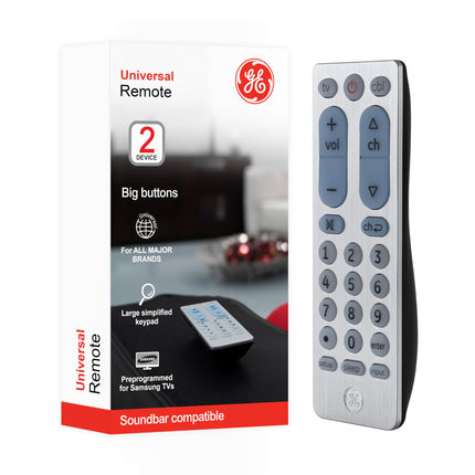 GE Big Button Universal Remote Control for Samsung