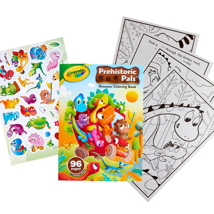 Cahier de coloriage de dinosaures Crayola, 96 pages à colorier, pour les 3, 4, 5 et 6 ans