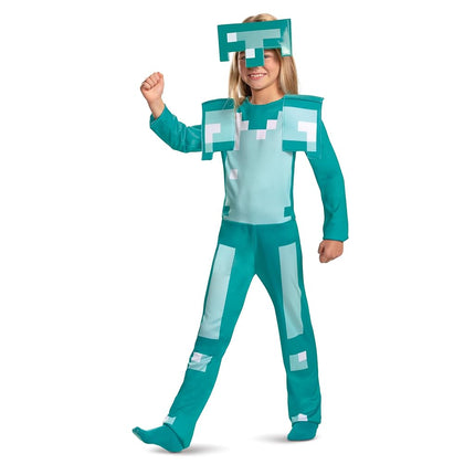 Minecraft Steve Costume for Boys, Halloween Costumes For Boys Size L