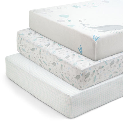 Delta Children Fitted Crib Sheets for Girls and Bo