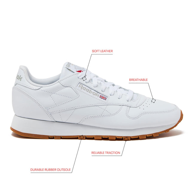 Reebok Classic Nylon, Baskets basses homme, Pure Grey White 3 Reebok Rubber Gum 02, 37.5/40 EU