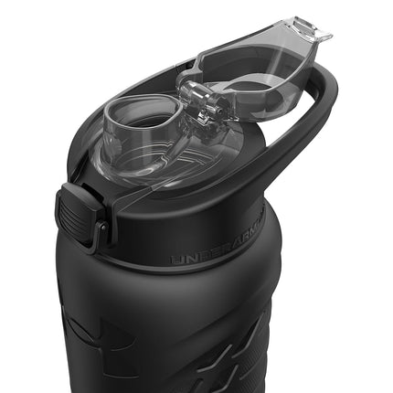 Under Armour Stainless Steel Water Bottle Insulated Carabiner Hook Leak Proof for Kids Adults All Sports Gym 24oz