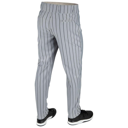 Champro Triple Crown 2.0 Tapered Bottom Baseball Pants with Pinstripes Gray, Black