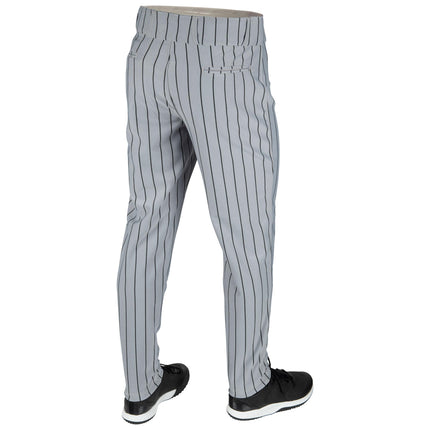Champro Triple Crown 2.0 Tapered Bottom Baseball Pants with Pinstripes Gray, Black