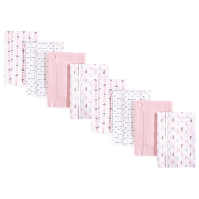 Luvable Friends Cotton Poly Flannel Burp Cloths Mu