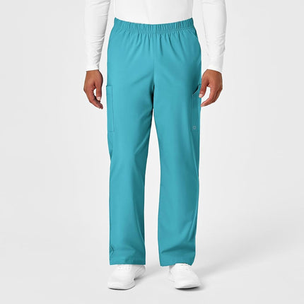 WonderWink Multi-Cargo Pant, Teal Blue, X-Small