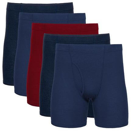 Gildan Men's Underwear Covered Waistband Boxer Bri