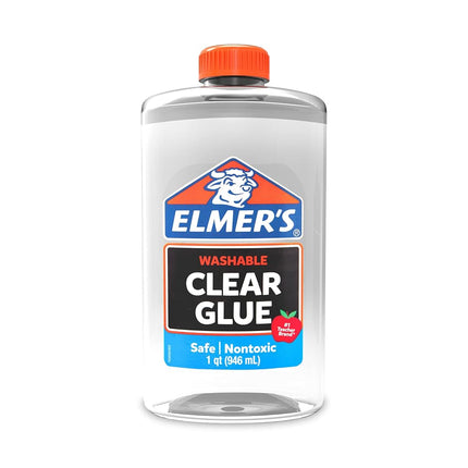 Elmer's Clear Liquid School Glue, Slime Glue, & Cr
