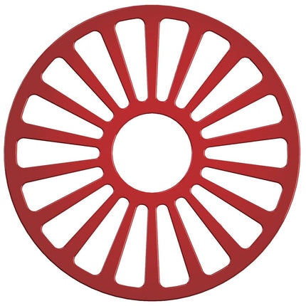 Tramontina Bestow Enameled Cast Iron Round Trivet, 7-inches, Red