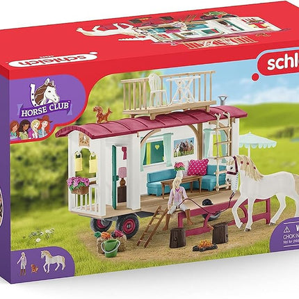 Schleich Horse Club - 95Pc Sofia's Secret Camper w/ Horse Playset | 42593