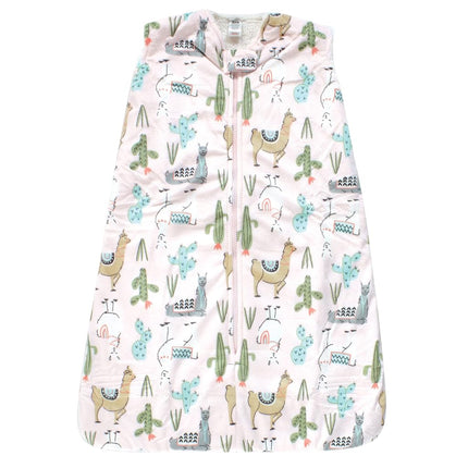 Saco de Dormir Hudson Baby Unisex para Bebé, de Visón con Interior de Sherpa, Diseño de Llama, 6-12 Meses