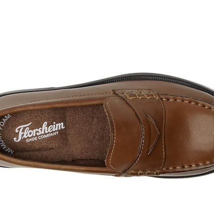 Florsheim Kids Boys' Croquet Penny, Saddle Tan, 3.5 M US Big Kid