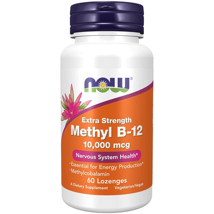 NOW Methyl B-12 10,000 mcg,60 Lozenges