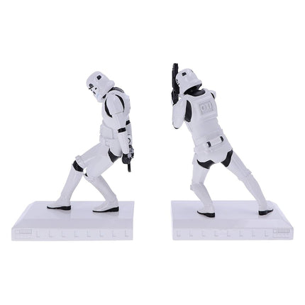 Nemesis Now Original Stormtrooper Bookend Figurines 18.5cm, Resin, White, Officially Licensed Original Stormtrooper Merchandise, Two Stormtrooper Figures to Keep Your Books Upright - Pack of 2