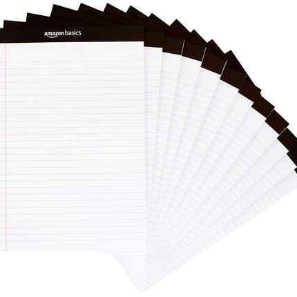 Amazon Basics Legal/Wide Ruled 21.6 cm by 29.8 cm 