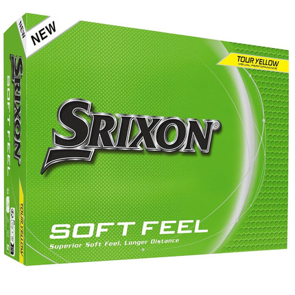 Srixon New Soft Feel 2025 Golf Balls (Yellow)