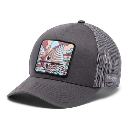 Columbia PFG Patch Mesh Ball Cap, Shark/City Grey/