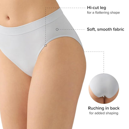 Wacoal Women's B-Smooth High-Cut Panty, Praline, M