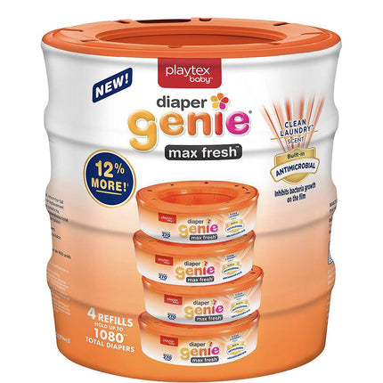 Playtex Diaper Genie Max Fresh, 4 Refills