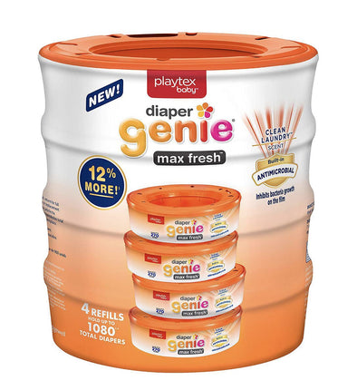 Playtex Diaper Genie Max Fresh, 4 Refills