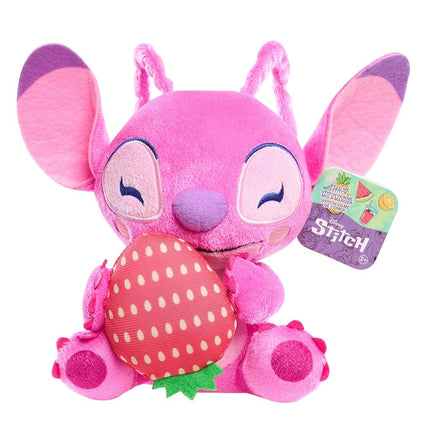Disney Stitch Small 7 Inch Plush Stuffed Toy Strawberry Angel Children's Toy from 2 Years Just Play
