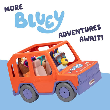 Bluey Big Heeler 4WD Toy Car, Bingo & Chilli Plush Buddies