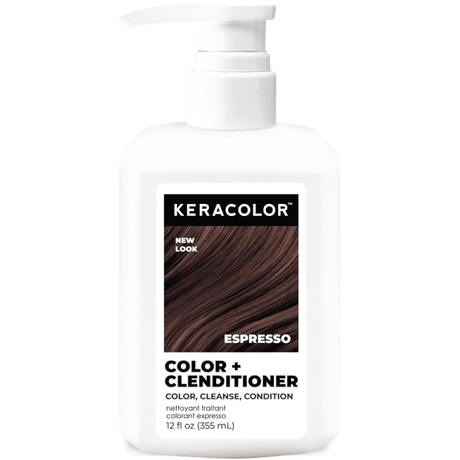KERACOLOR Clenditioner ESPRESSO Semi-Permanent Hair Dye, No Animal Testing 30 ml