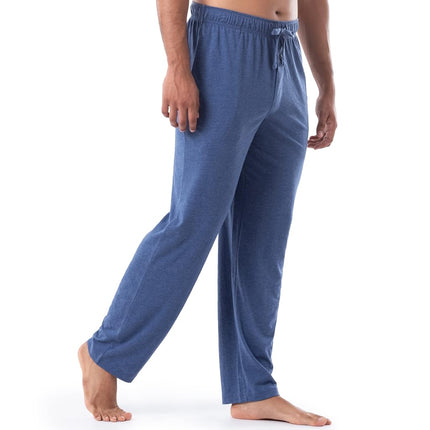 Fruit of the Loom Men's Pyjama Bottoms, Navy Heather, 3X Tall