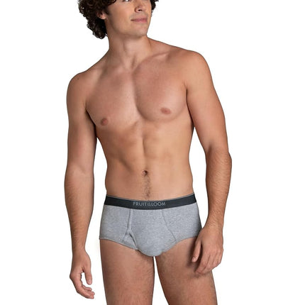 Fruit of the Loom Men's 6-pack Stripe/Solid Fashion Brief Underwear, 6 Pack - Assorted Stripe/Solids, M UK