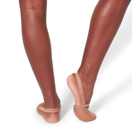 Capezio Unisex Adults' Leather Pirouette II Dance Shoe, Brown (Dark Suntan), X-Large