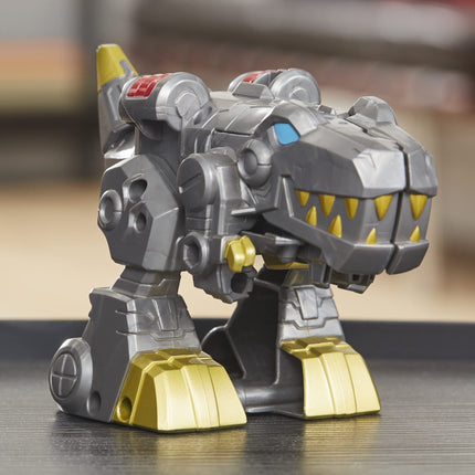 Transformers Classic Heroes Team Grimlock Juguete Transformable, Figura de Acción de 4.5 Pulgadas, Relleno de Cesta de Pascua para Niños, Juguetes Preescolares, Edades 3+