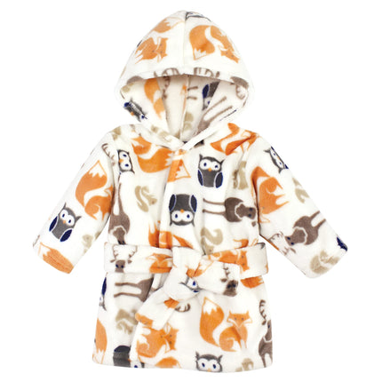 Hudson Baby Unisex Baby Plush Animal Face Bathrobe