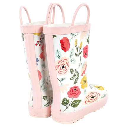Bottes de pluie Hudson Baby unisexe pour enfant, motif botanique moderne, taille 12 US enfant