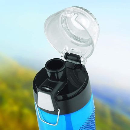 THERMOS Intak 24-Ounce Tritan Hydration Bottle with Meter (Teal), One Size,