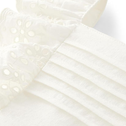 Gymboree Girls' and Toddler Sleeveless Dresses, Simply White, 8